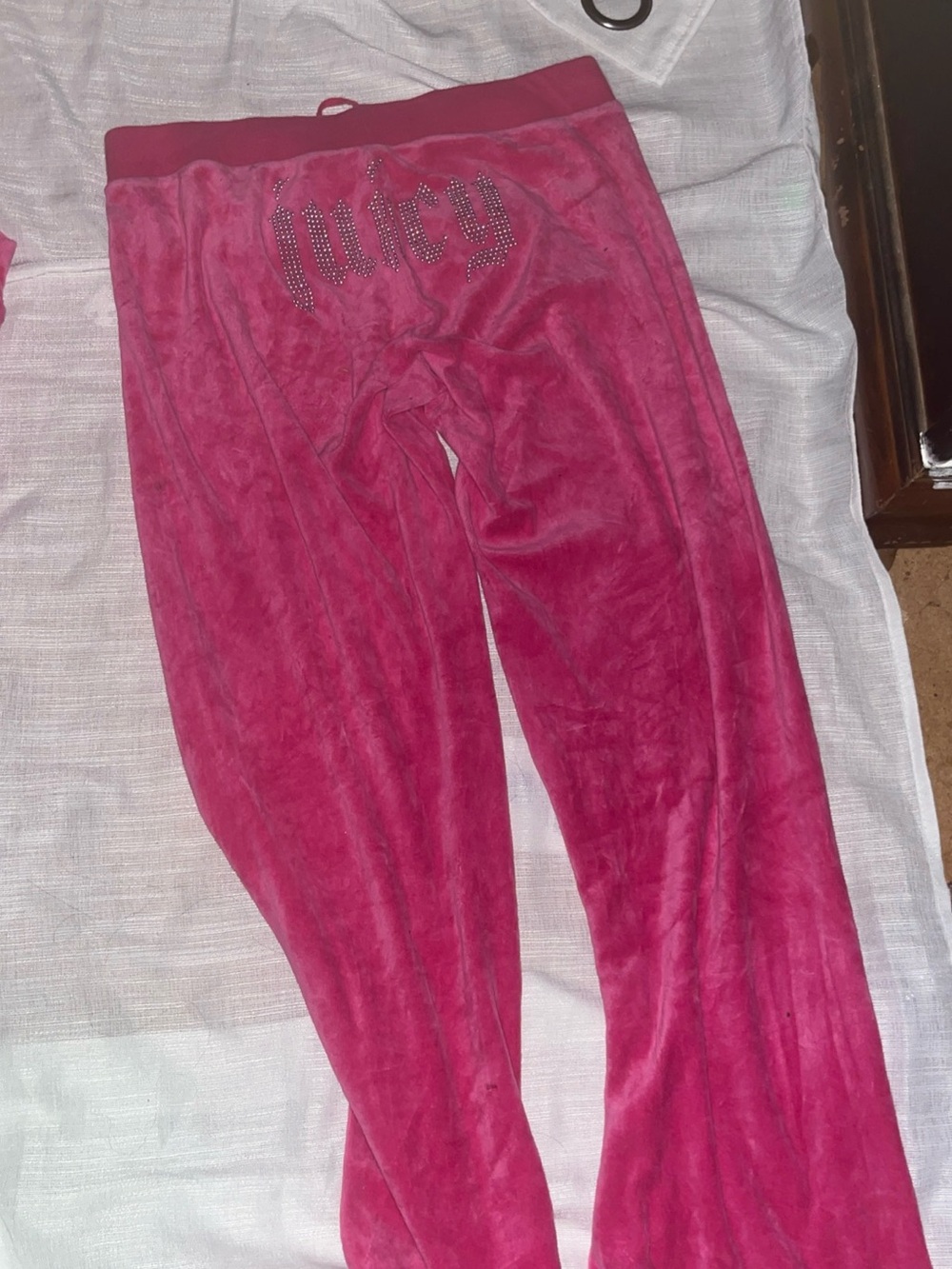 Juicy Couture Hot Pink Velour Set Y2K Juicy - Picture 4 of 4